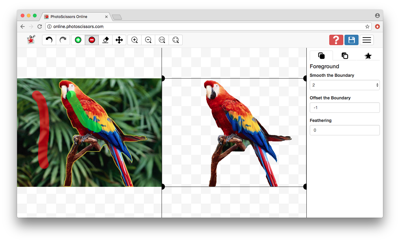 Make the background of an image or photo transparent / translucent, Online  Image Editor