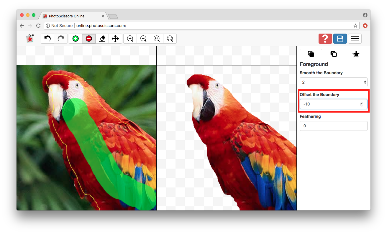 Add/Remove Transparency to Images Online