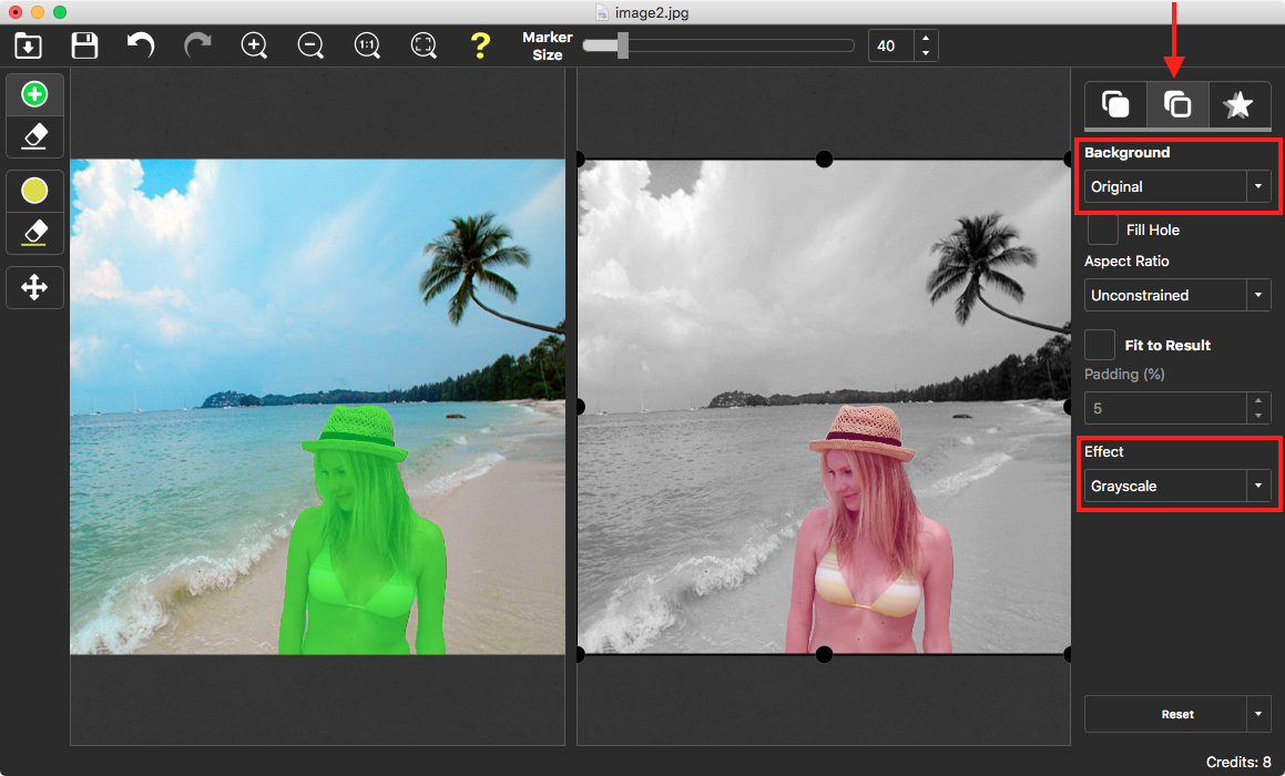 How to Add Artistic Effects with PhotoScissors